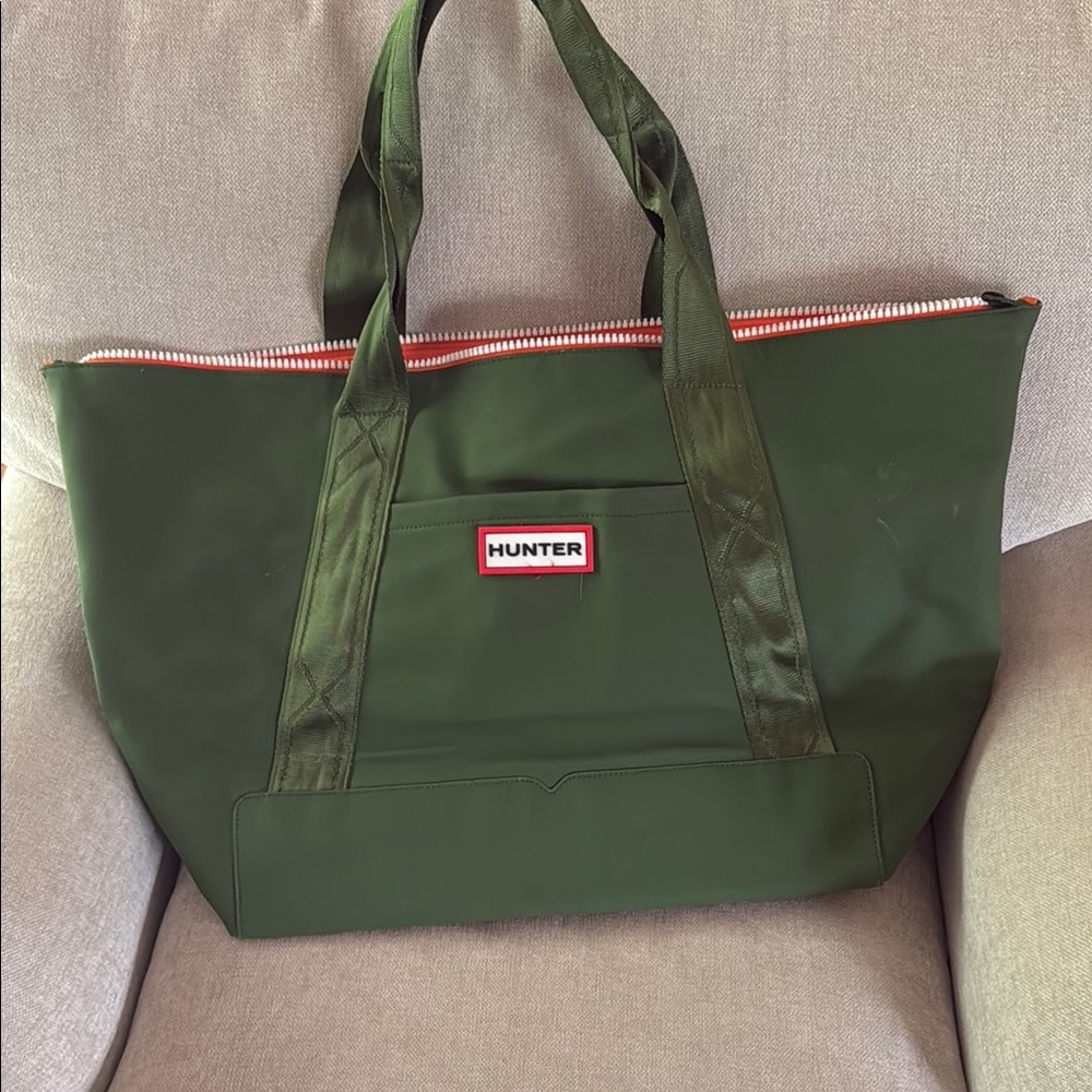 Hunter Green Tote Bag